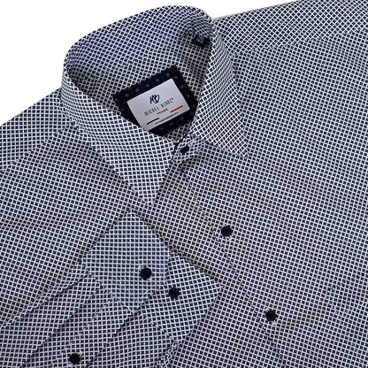 Camisa Estampada Gris