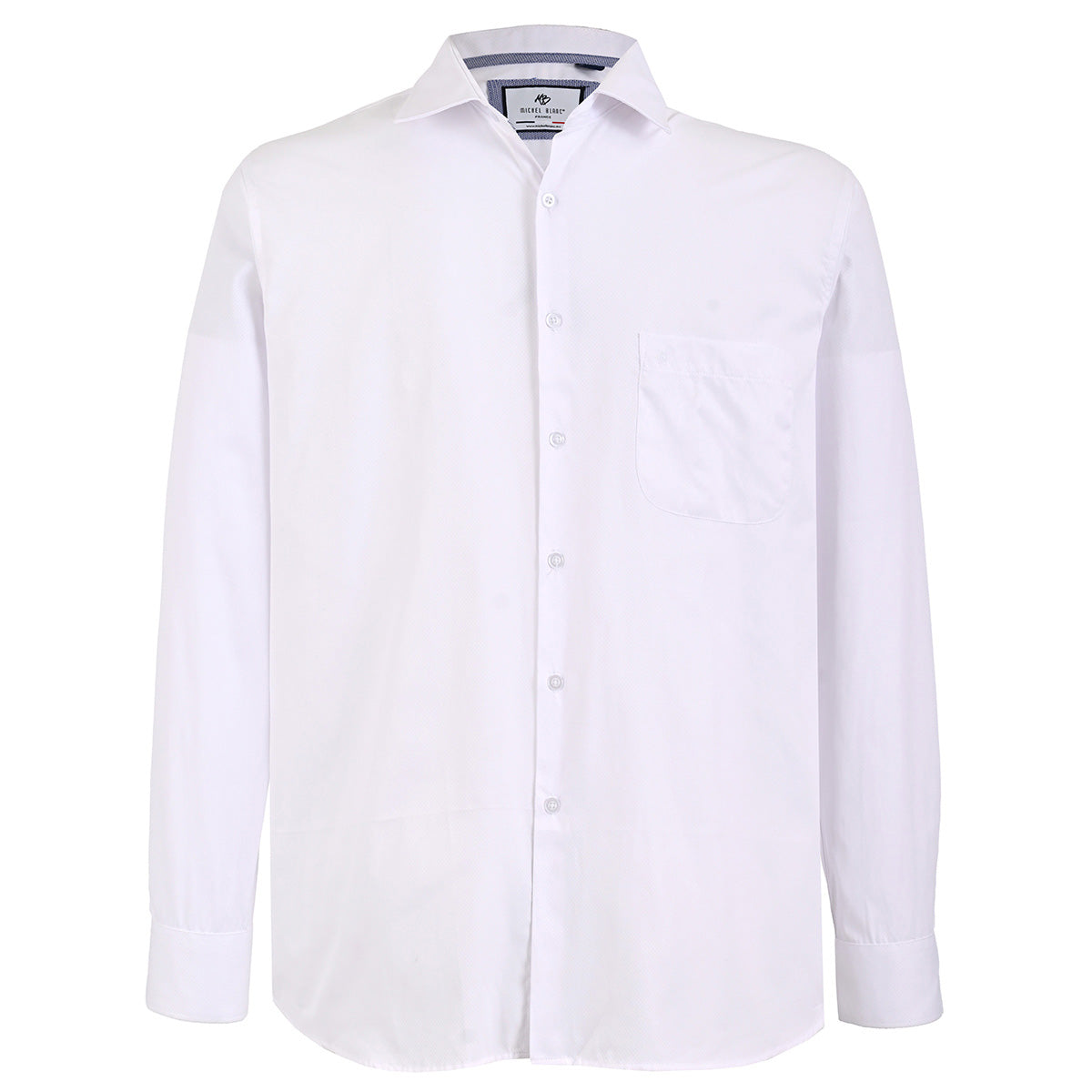 Camisa de vestir talla extra blanca