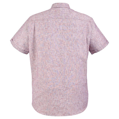 Camisa manga corta color vino