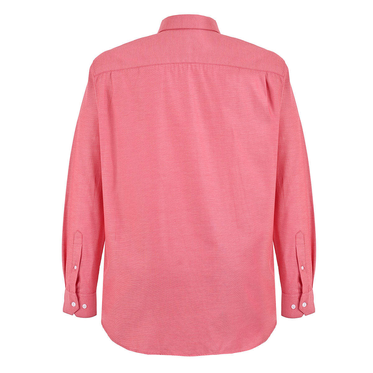 Camisa talla extra roja con botón down.