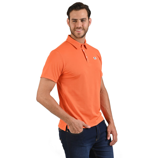 Playera polo Naranja