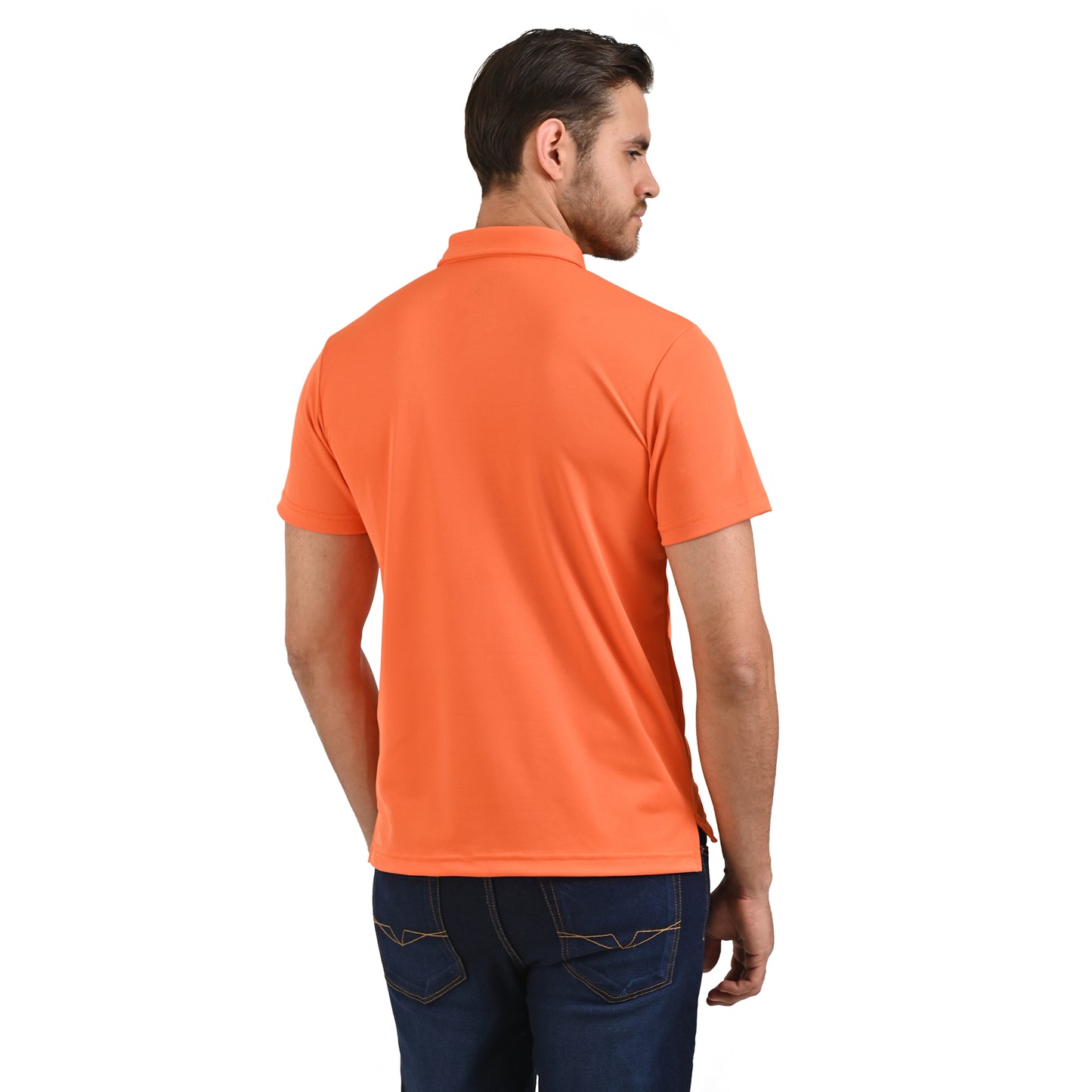 Playera polo Naranja