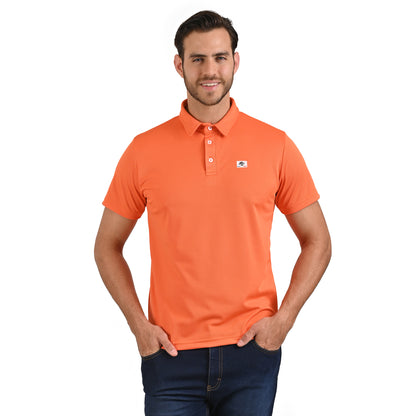 Playera polo Naranja