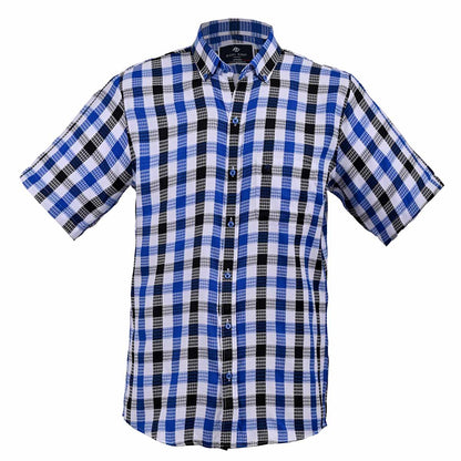 Camisa manga corta Azul Rey