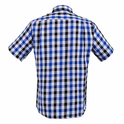 Camisa manga corta Azul Rey