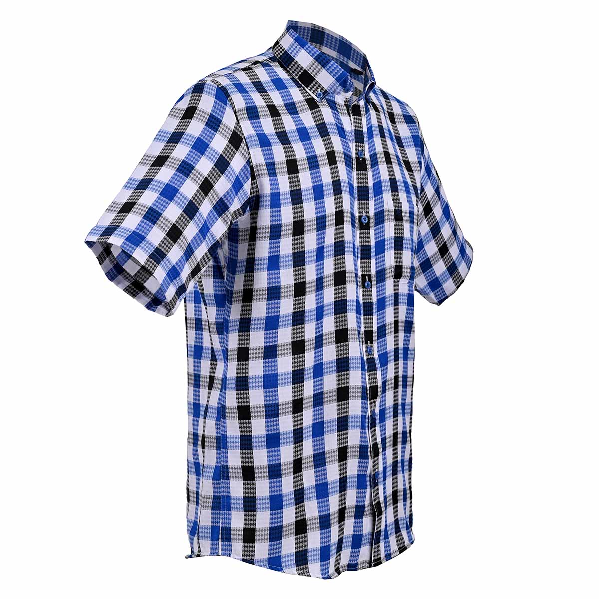 Camisa manga corta Azul Rey