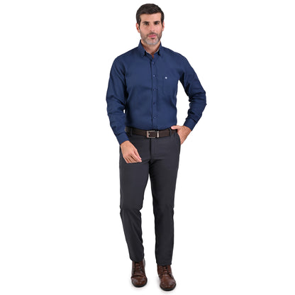 Camisa casual button down marino