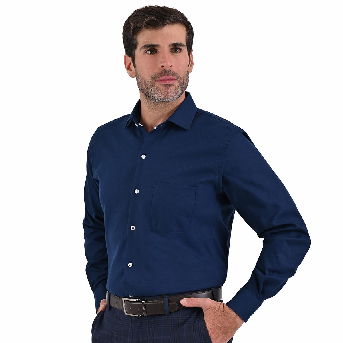 Camisa azul online fuerte