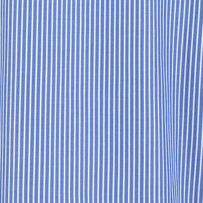 Camisa manga larga azul Francia con rayas blancas