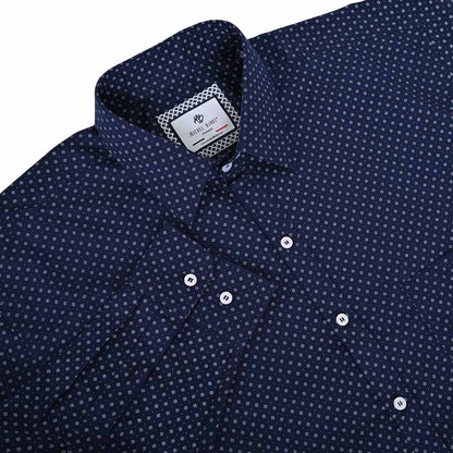 Camisa estampada navy