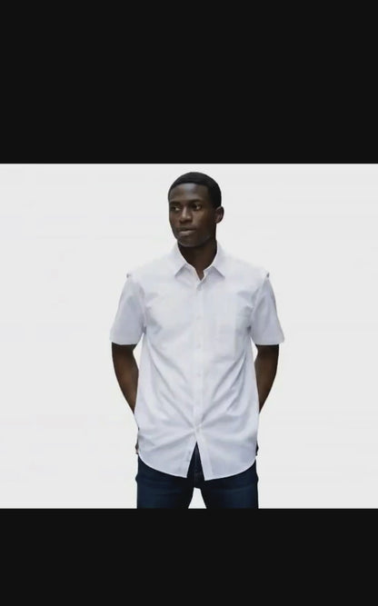 Camisa manga corta blanca básica