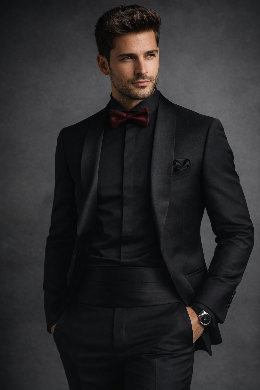 Camisa Formal De Cuello Paloma Negra