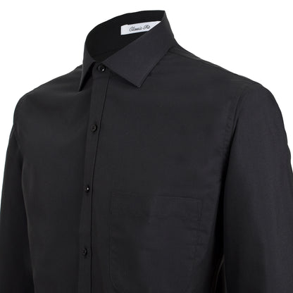 Camisas Clásicas De Vestir  Negro