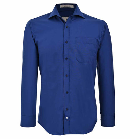 Camisas Clásicas De Vestir Azul Marino